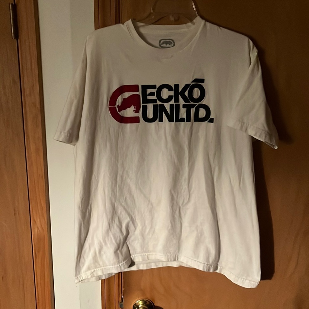 Eclo unltd white t shirt size xl